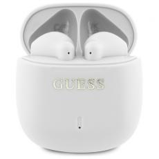 Guess - Guess TWS In-Ear Hörlurar Bluetooth Printed Classic Logo - Vit