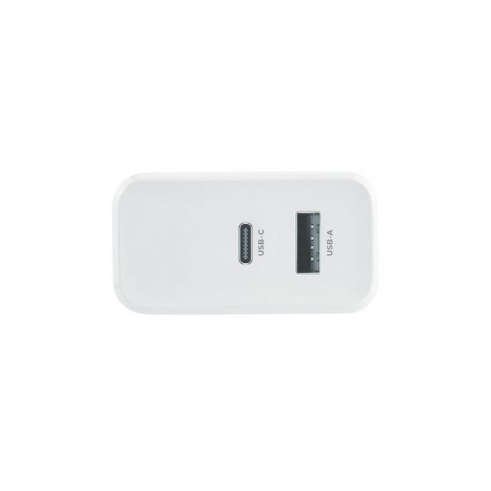 WIWU - Maxlife Snabbladdare 45W USB-C Till USB PD QC MXTC-07-45AC Vit