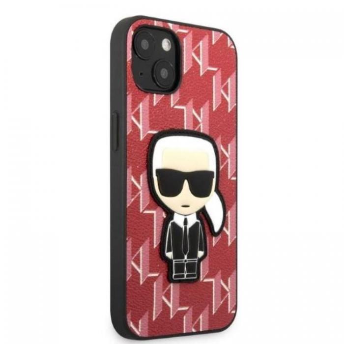 KARL LAGERFELD - Karl Lagerfeld iPhone 13 Skal Monogram Ikonik Patch - Rd