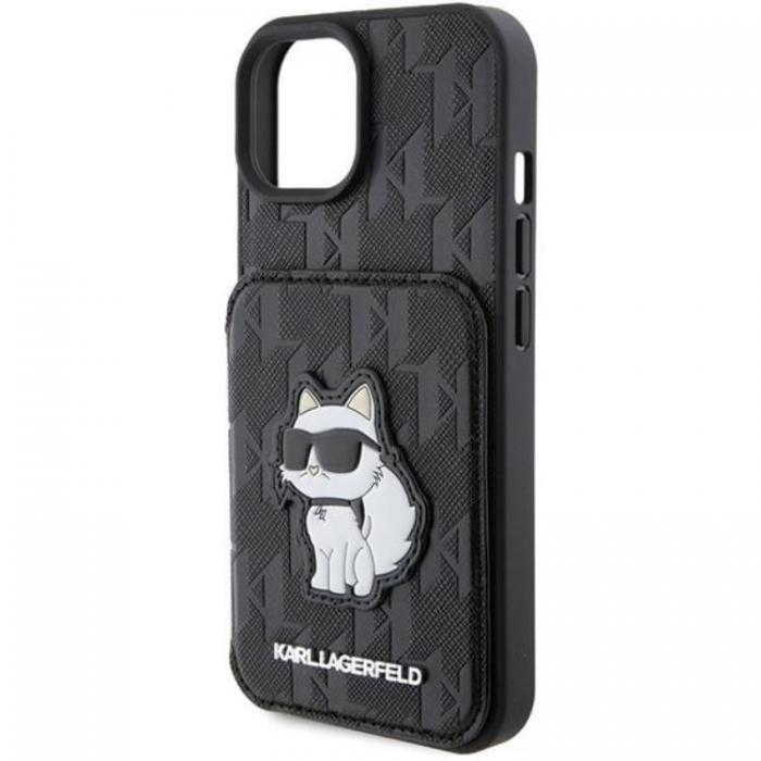 KARL LAGERFELD - Karl Lagerfeld iPhone 15 Mobilskal Korthllare Choupette