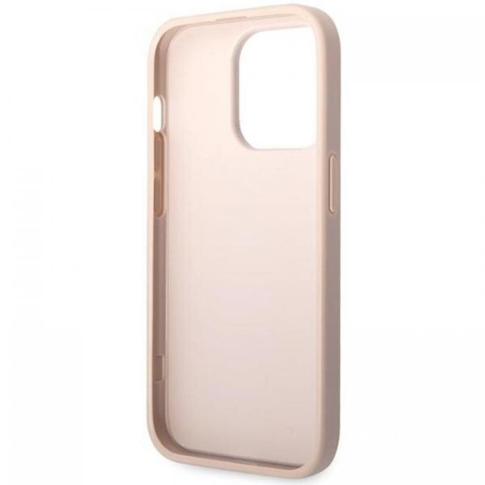 Guess - Guess iPhone 15 Pro Max Mobilskal Big Metall Logo - Rosa