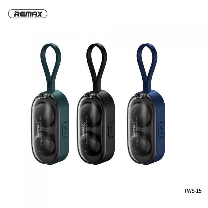 Remax - REMAX Trdls Stereo HrlurarTWS-15 - Grn