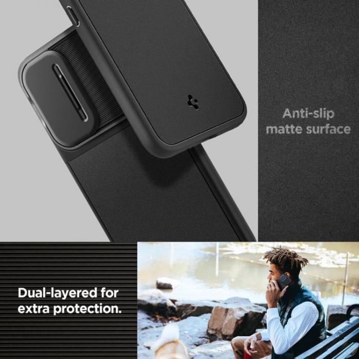 Spigen - Spigen Galaxy A54 5G Mobilskal Optik Armor - Svart