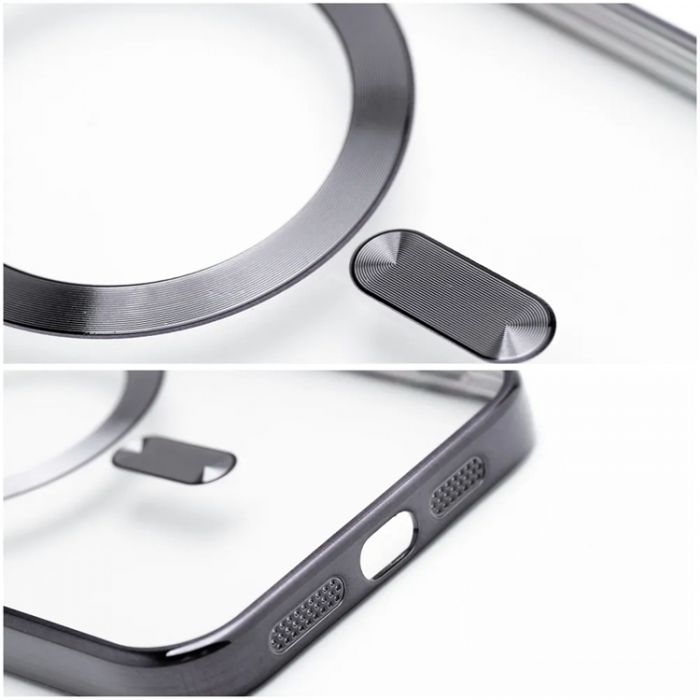 A-One Brand - iPhone 14 Pro Mobilskal MagSafe Electro Mag - Silver