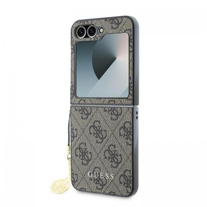 Guess - Guess Galaxy Z Flip 6 Mobilskal 4G Charm - Brun