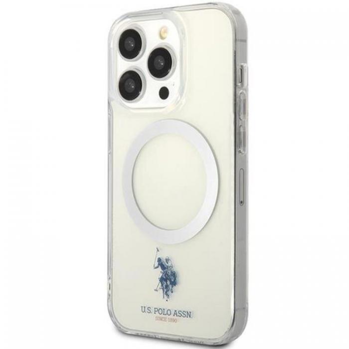 US Polo - US Polo iPhone 15 Pro Max Mobilskal MagSafe Collection - Clear