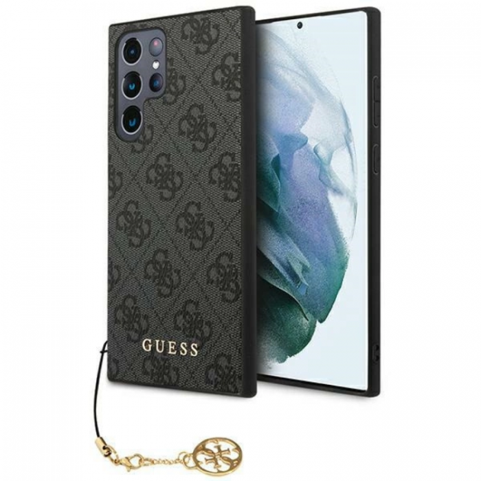 Guess - Guess Galaxy S24 Ultra Mobilskal Charms Collection - Svart