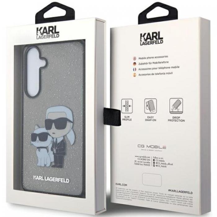 KARL LAGERFELD - Karl Lagerfeld Galaxy S24 Mobilskal Glitter Karl & Choupette