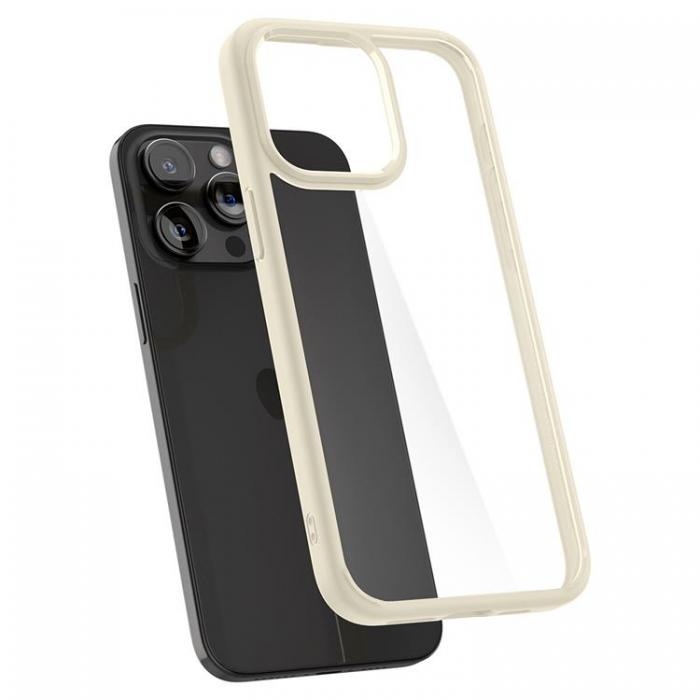 Spigen - Spigen iPhone 15 Pro Max Mobilskal Ultra Hybrid - Beige