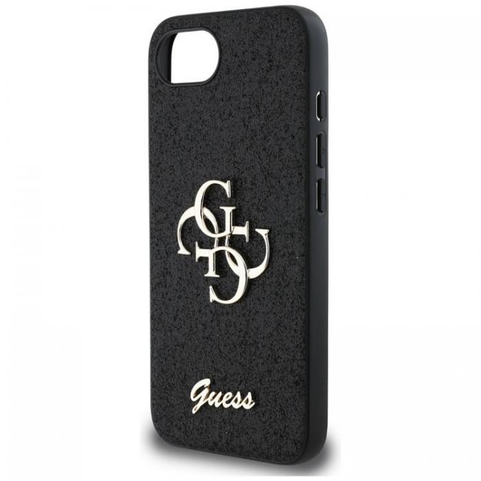 Guess - Guess iPhone 16e Mobilskal Fixed Glitter Big 4G - Svart