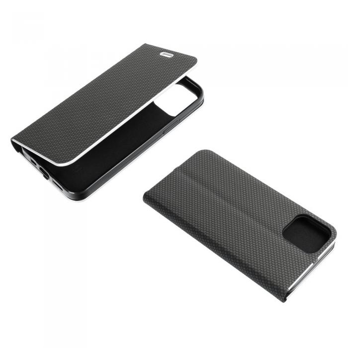 OEM - LUNA Carbon Fodral fr Samsung S23 Ultra svart