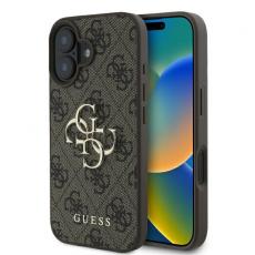 Guess - Guess iPhone 16 Mobilskal 4G Big Logo - Brun