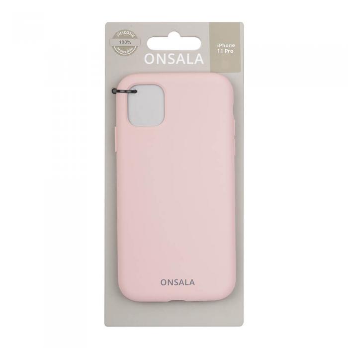 Onsala - ONSALA Mobilskal Silikon Sand Pink iPhone 11 Pro