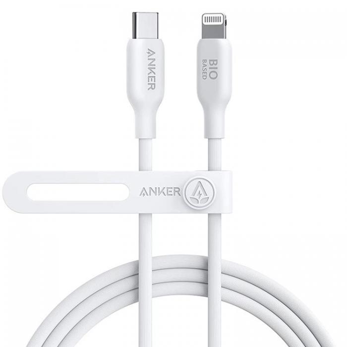 Anker - Anker USB-C Till Lighting 1.8m 541 Eco-Friendly - Vit