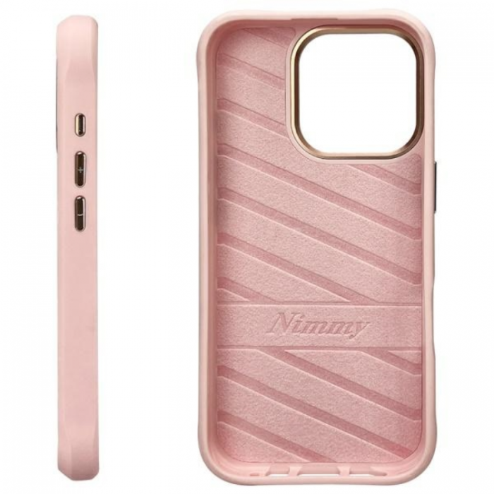 NIMMY - Nimmy iPhone 16 Pro Max Mobilskal Cool & Cute 2.0 Cat - Rosa