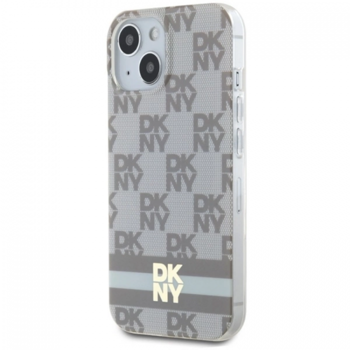 DKNY - DKNY iPhone 15/14 Plus Mobilskal Magsafe IML Checkered Mono