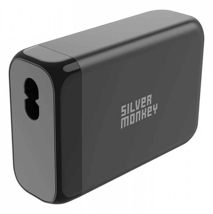 Silver Monkey - Silver Monkey SMA152 130W 3xUSB-C PD USB-A QC 3.0 GaN Laddare