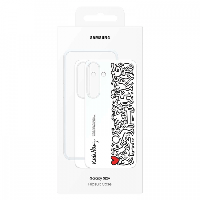 Samsung - Samsung Galaxy S25 Plus Mobilskal Flipsuit - Vit