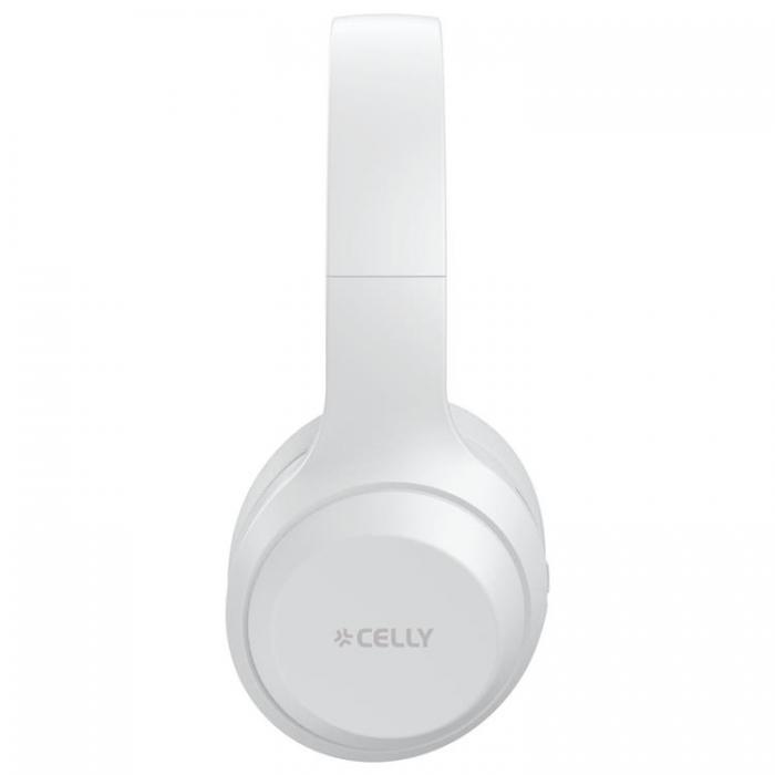 Celly - Celly Wavebeat Over-Ear-Hrlurar Trdlsa - Vit