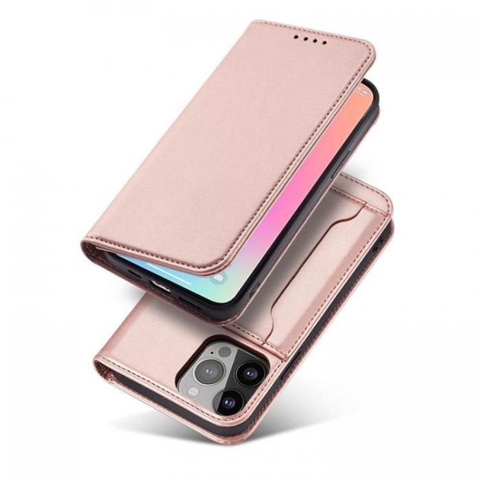 A-One Brand - Galaxy S23 Ultra Plnboksfodral Magnet Flip - Rosa