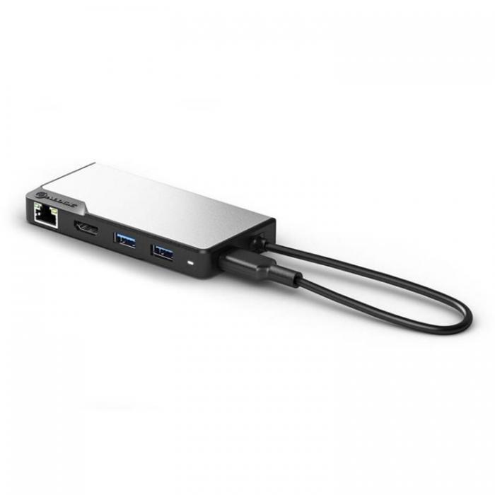 ALOGIC - ALOGIC USB-C Fusion MAX 6-i-1-Hubb V2 HDMI, USB, Ethernet och PD  Rymdgr