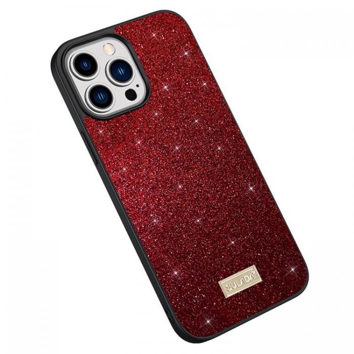 SULADA - SULADA iPhone 15 Pro Mobilskal Glitter Sequins - Rd