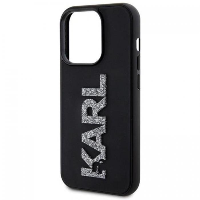 KARL LAGERFELD - Karl Lagerfeld iPhone 15 Pro Max Mobilskal 3D Glitter Logo