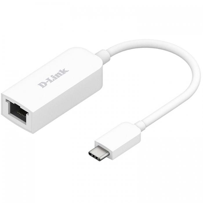 D-Link - D-Link USB-C -> 2.5G Ethernet-adapter DUB-E250