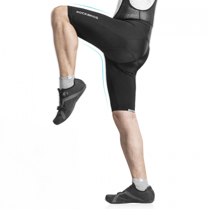 Rockbros - Rockbros Korta Bib-Shorts XXL - Svart