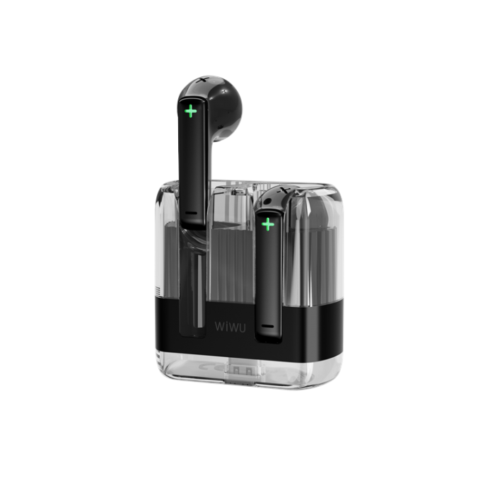 WIWU - Wiwu In-Ear Trdls Hrlurar T21 - Svart