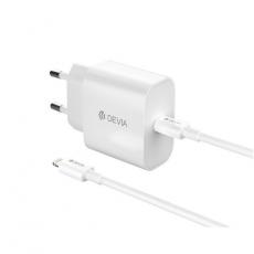 Devia - Devia GaN Snabbladdare USB-C 30W PD USB-C/Lightning Kabel