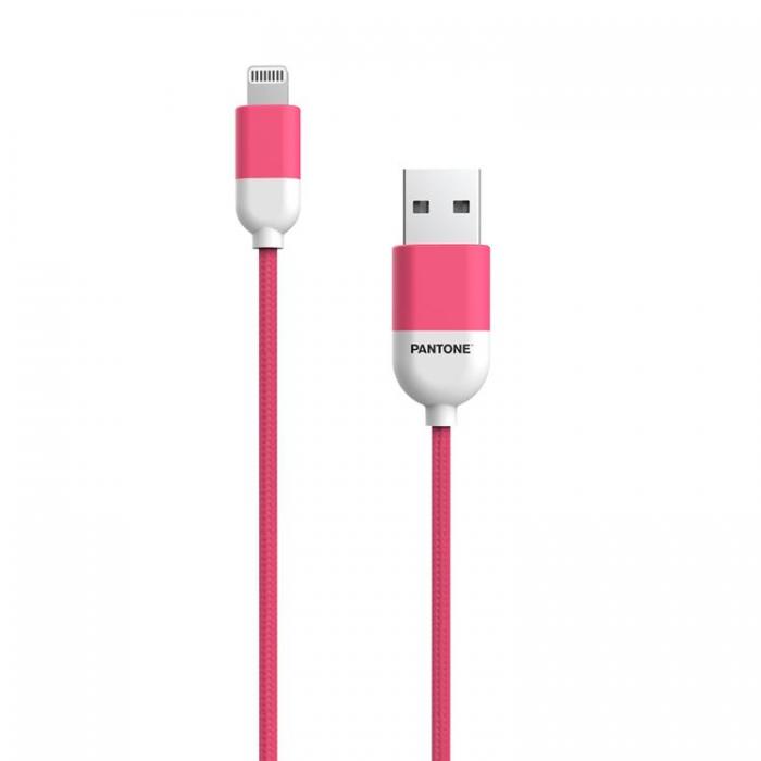 PANTONE - Pantone USB/Lightning 1.5m Kabel MFi 2.4A PT-LCS001-5 184C