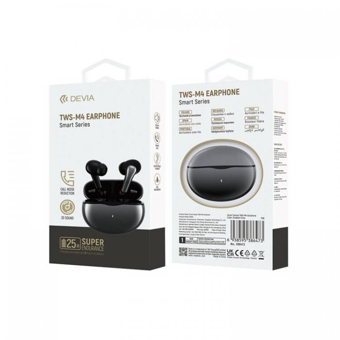 Devia - Devia In-Ear Trdls Hrlurar Smart M4 - Mrkbl