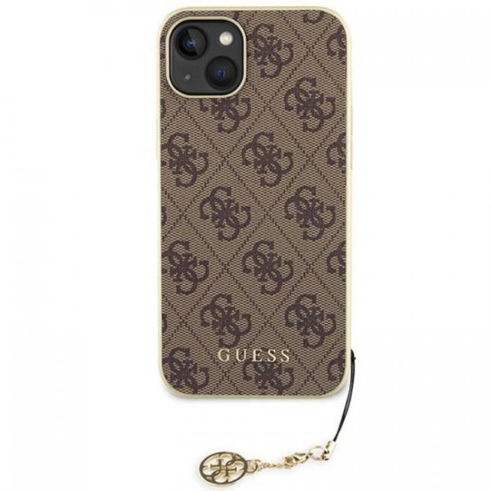 Guess - Guess iPhone 15 Plus Mobilskal Charms Collection - Brun