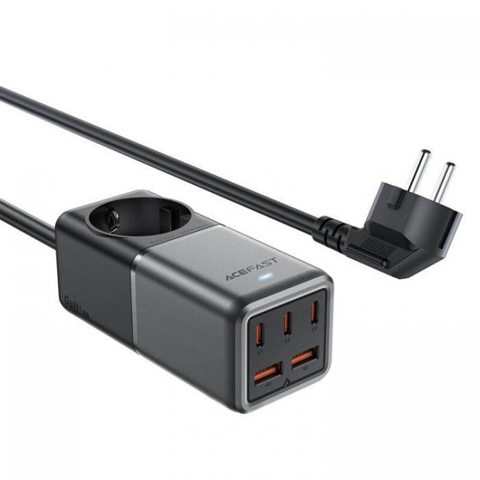 Acefast - Acefast Bordsladdare 3x USB-C/2x USB-A - Svart