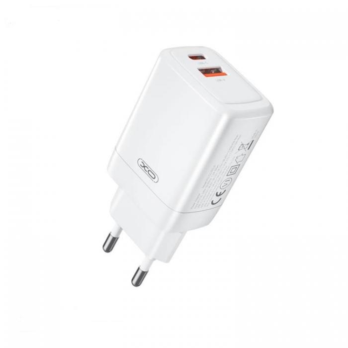 XO - XO Snabbladdare 45W USB Till USB-C CE16 PD - Vit