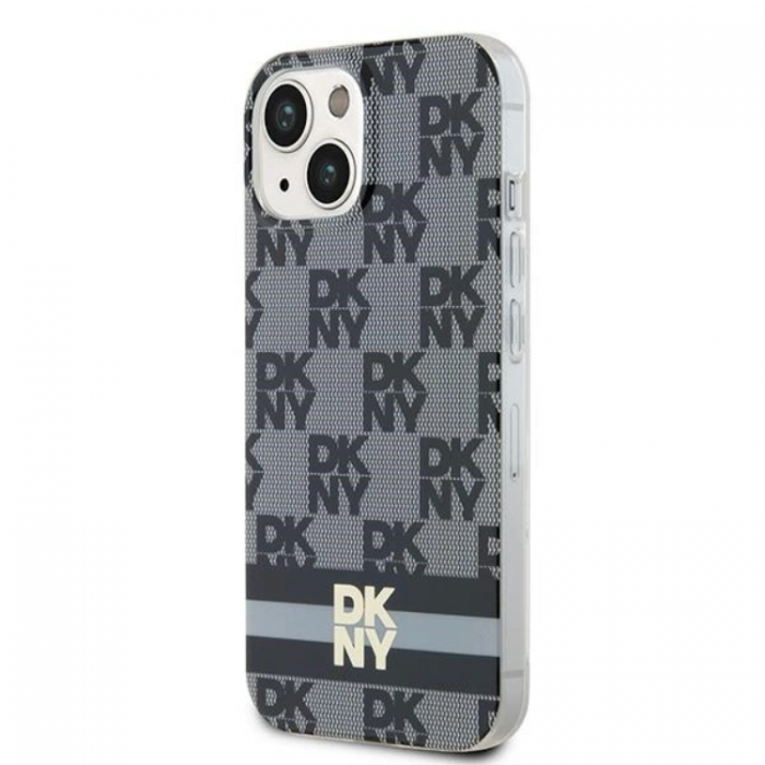 DKNY - DKNY iPhone 15/14/13 Mobilskal Magsafe IML Checkered Mono Pattern