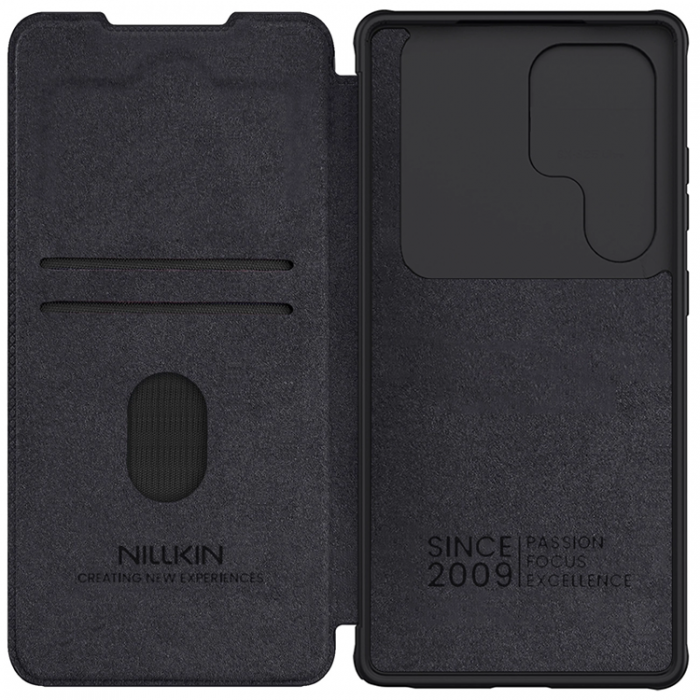 Nillkin - Nillkin Galaxy S25 Ultra Plnboksfodral QinPro Lder - Svart