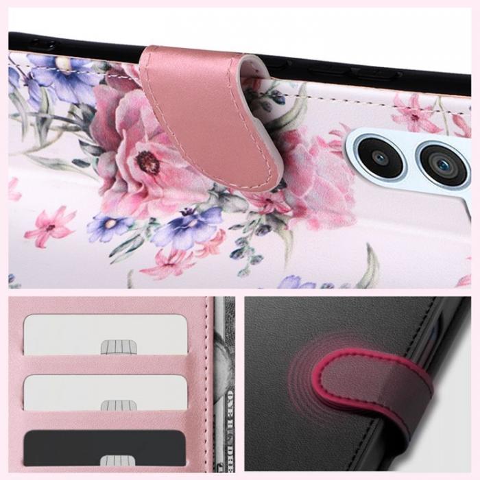 Tech-Protect - Tech Protect Xiaomi Redmi 13C/Poco C65 Plnboksfodral - Blossom Flower