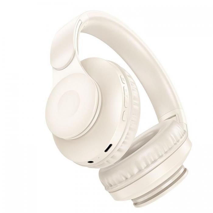 Hoco - Hoco Over-Ear Hrlurar Trdlsa Bluetooth W45 - Milky Vit