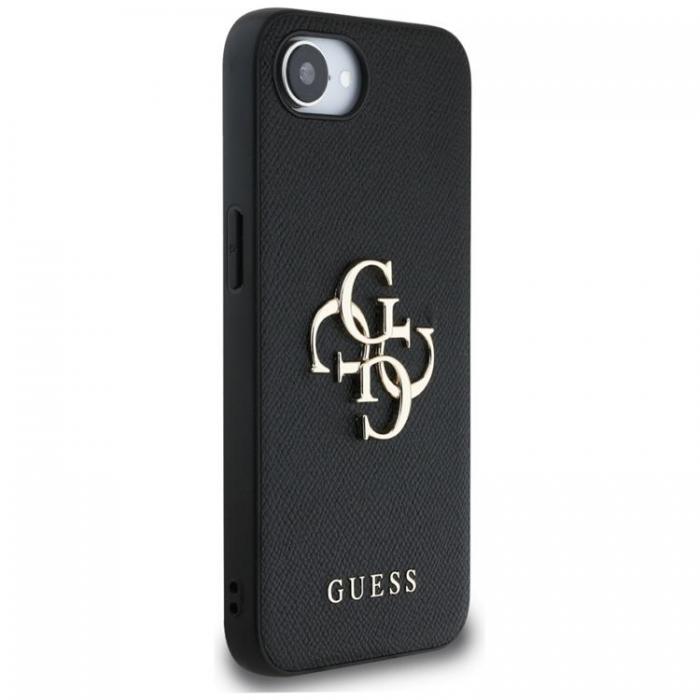 Guess - Guess iPhone 16e Mobilskal Grained Big 4G Small Classic Logo