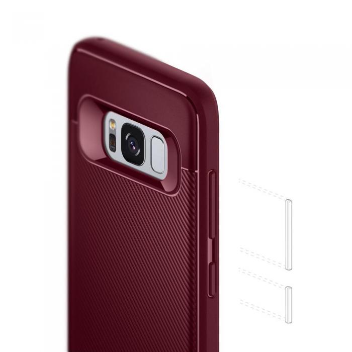 UTGATT5 - Caseology Vault II Skal till Samsung Galaxy S8 - Burgundy