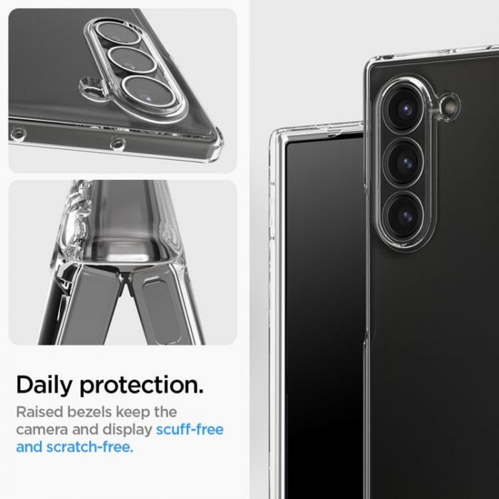 Spigen - Spigen Galaxy Z Fold 6 Mobilskal Ultra Hybrid - Crystal Clear