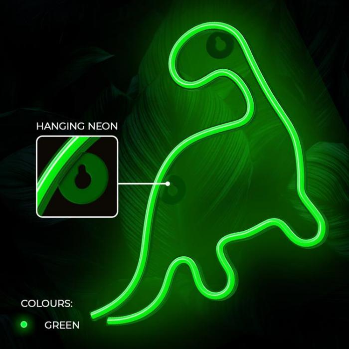 Neolia - Neolia LED Neon Light DINOSAUR NNE01 - Grn