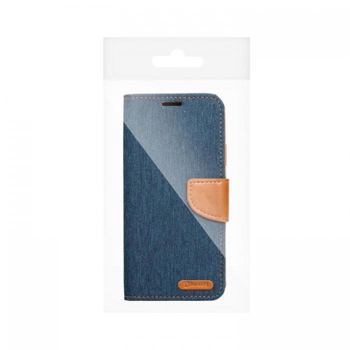 A-One Brand - CANVAS Plnboksfodral Fr Galaxy A34 5G - Marinbl