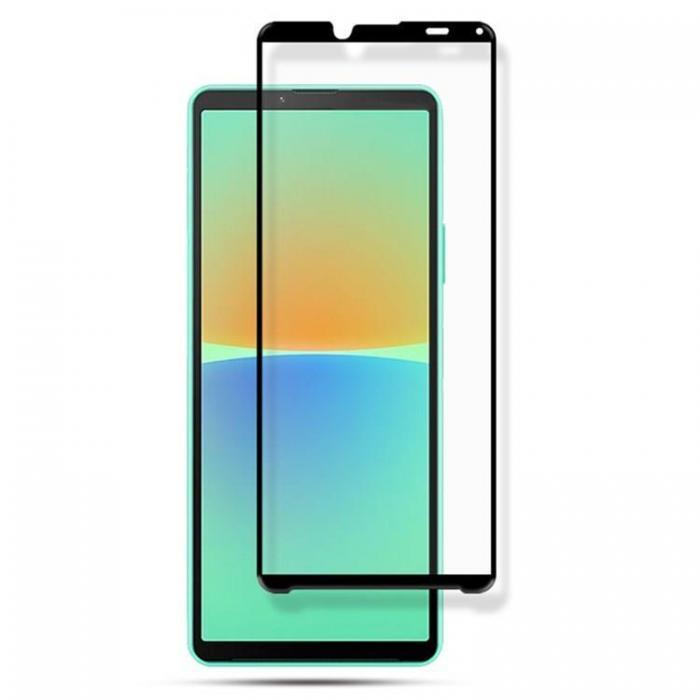 Mocolo - Mocolo Sony Xperia 10 III Hrdat Glas Skrmskydd - Svart