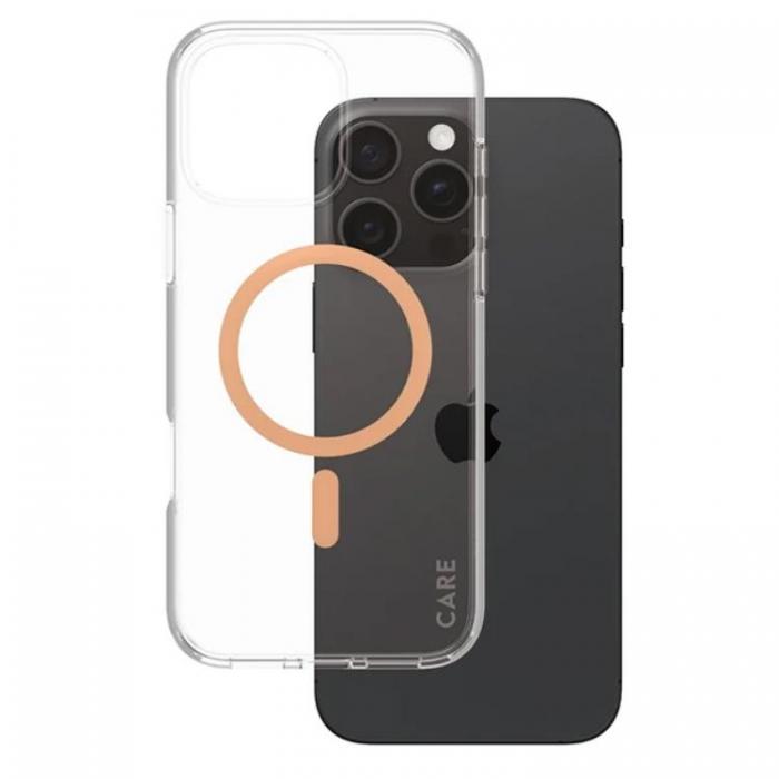 PanzerGlass - CARE By PanzerGlass iPhone 16 Pro Max Mobilskal MagSafe Flagship - Peachy