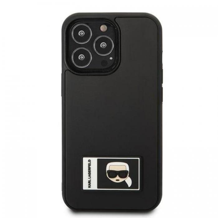 KARL LAGERFELD - Karl Lagerfeld iPhone 13 Pro Skal Ikonik Patch - Svart