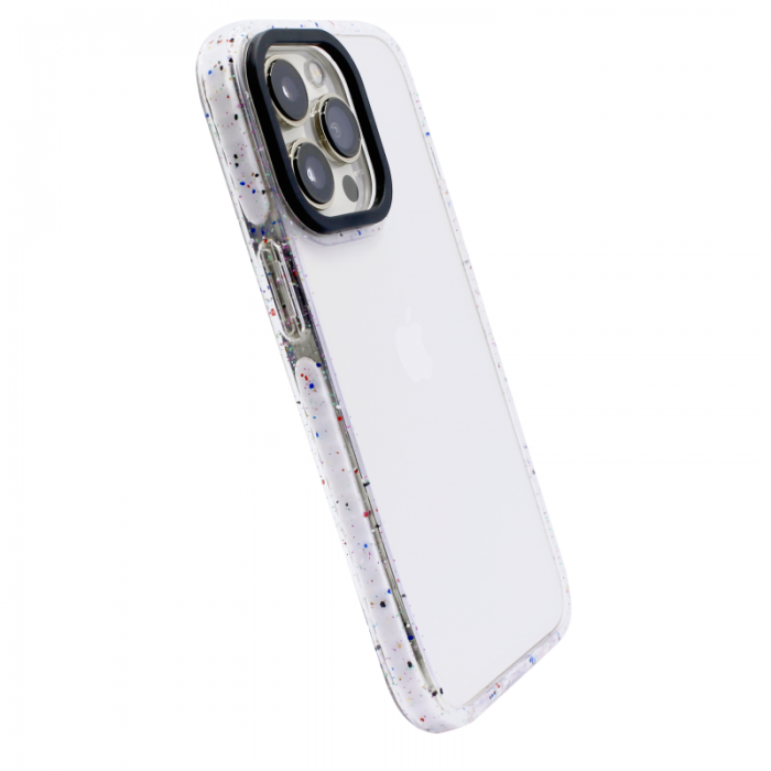 UTGATT1 - Puro iPhone 14 Pro Max Skal Re-Cover - White/Transparent