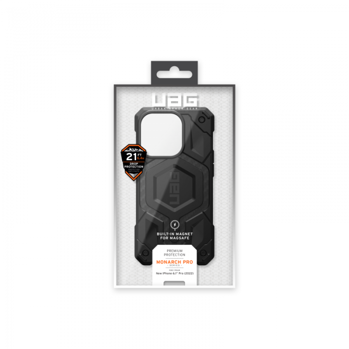 UAG - UAG iPhone 14 Pro Skal Monarch Pro Magsafe - Carbon Fibe